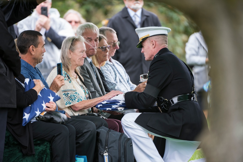 Group Repatriation Military Funeral Honors With Funeral Escort for Vietnam War Service Members in Section 60