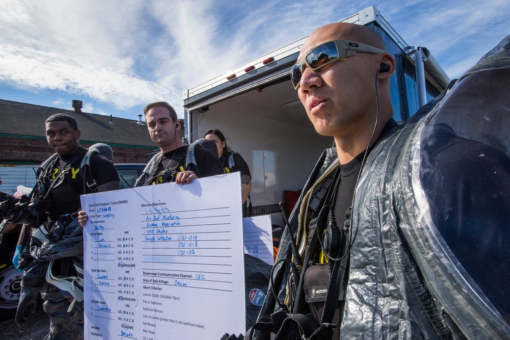 CST trains at Sandy Hook