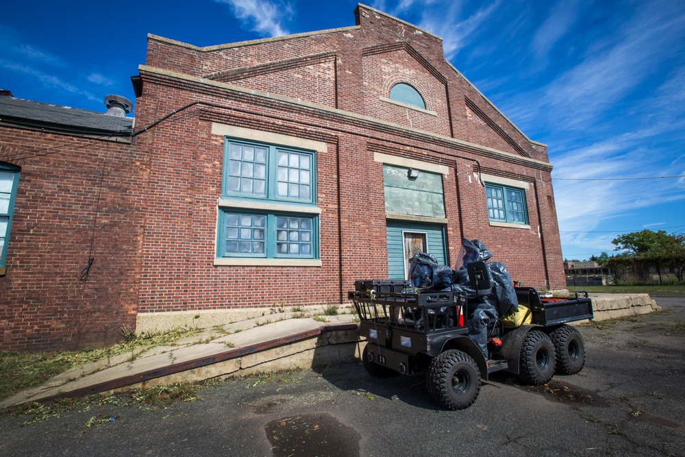 CST trains at Sandy Hook