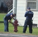 Fort McCoy firefighters flush hydrants around installation