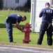Fort McCoy firefighters flush hydrants around installation