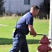 Fort McCoy firefighters flush hydrants around installation