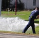 Fort McCoy firefighters flush hydrants around installation