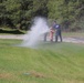 Fort McCoy firefighters flush hydrants around installation