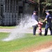 Fort McCoy firefighters flush hydrants around installation