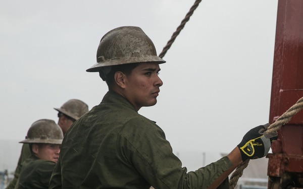 2nd MAW Marines prepare equipment for Trident Juncture 18