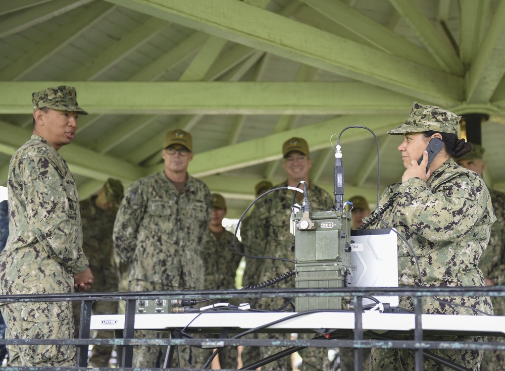 Naval Construction Group 1 Conducts MUOS Demo for FCC/C10F Deputy Commanders