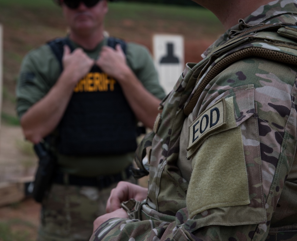 EOD shoots with local sheriffs