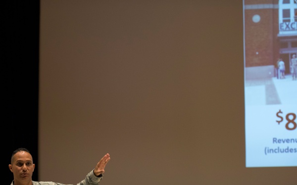 CMSgt. Luis Reyes visits Mountain Home Air Force Base