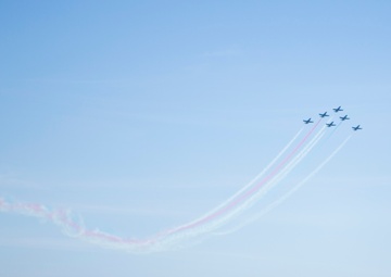 Patriots Jet Team perform at 2018 MCAS Miramar Air Show