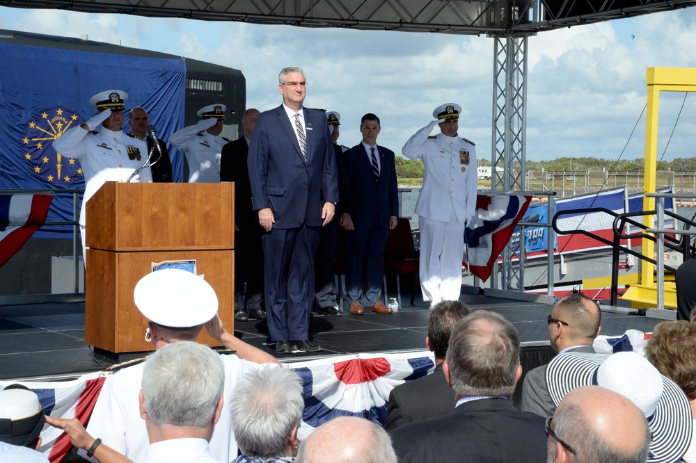 USS Indiana (SSN 789) Commissioning