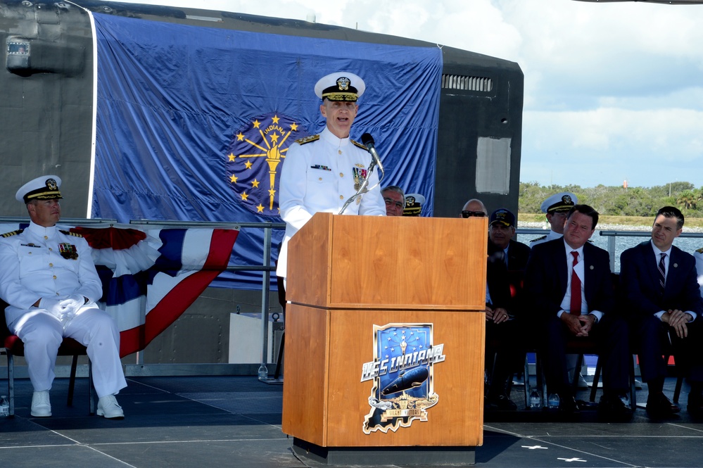 USS Indiana (SSN 789) Commissioning