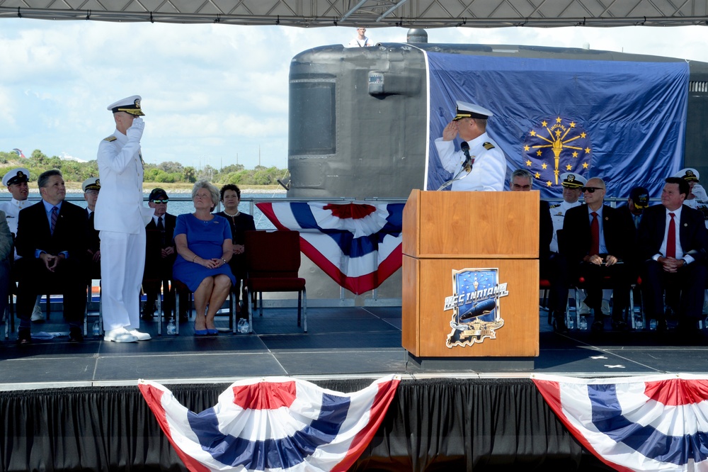 USS Indiana (SSN 789) Commissioning