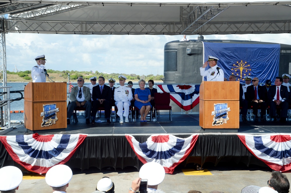 USS Indiana (SSN 789) Commissioning