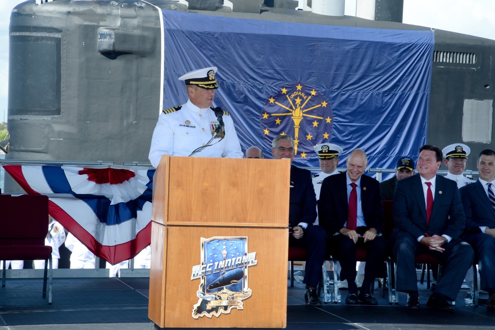 USS Indiana (SSN 789) Commissioning