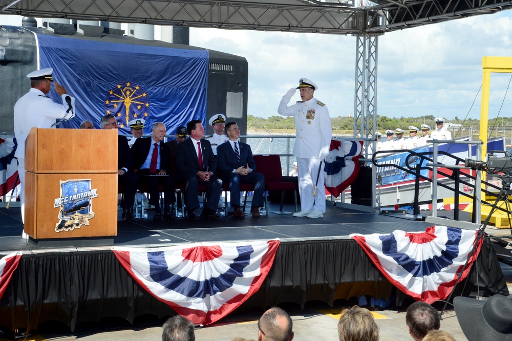 USS Indiana (SSN 789) Commissioning