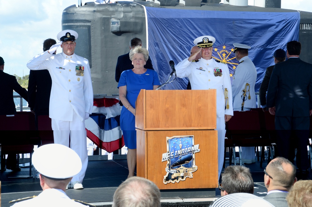 USS Indiana (SSN 789) Commissioning