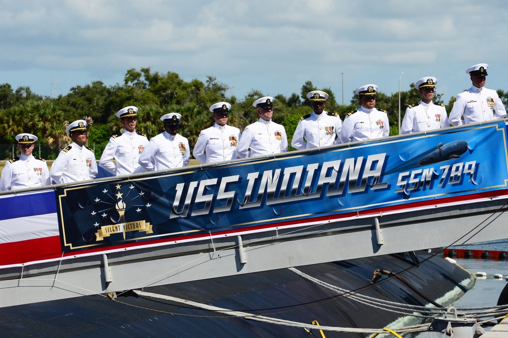 USS Indiana (SSN 789) Commissioning