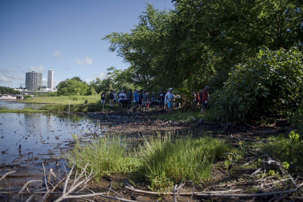 NAVFAC Hawaii CO leads Navy team, partners with local community to improve ancient Hawaiian fishpond