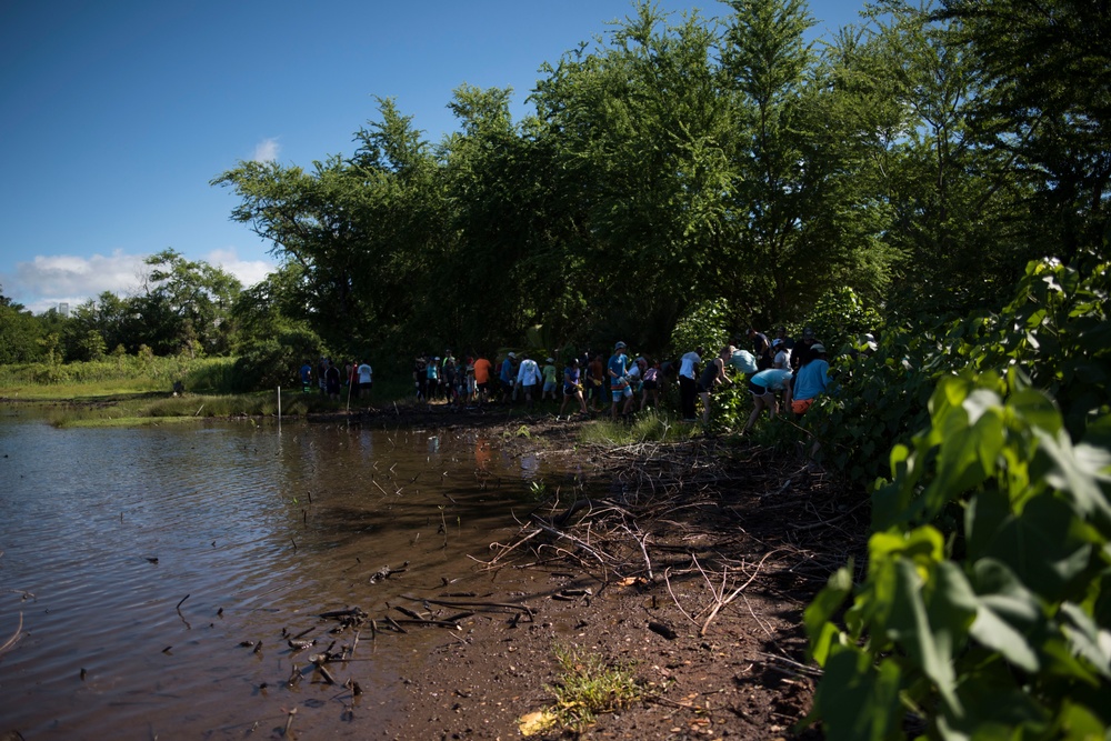 NAVFAC Hawaii CO leads Navy team, partners with local community to improve ancient Hawaiian fishpond