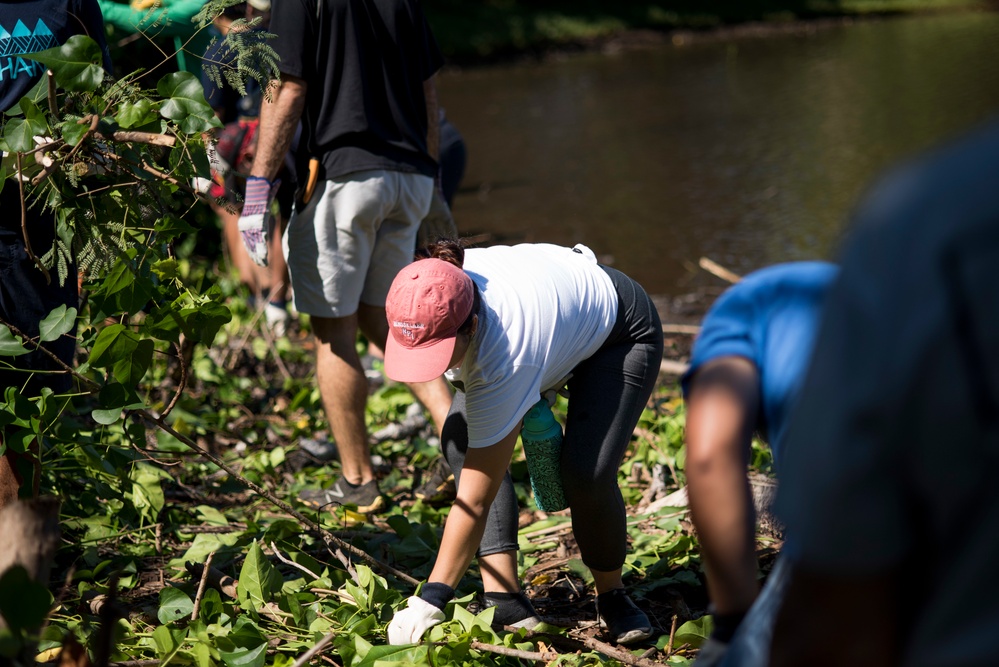 NAVFAC Hawaii CO leads Navy team, partners with local community to improve ancient Hawaiian fishpond