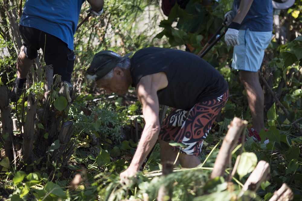 NAVFAC Hawaii CO leads Navy team, partners with local community to improve ancient Hawaiian fishpond