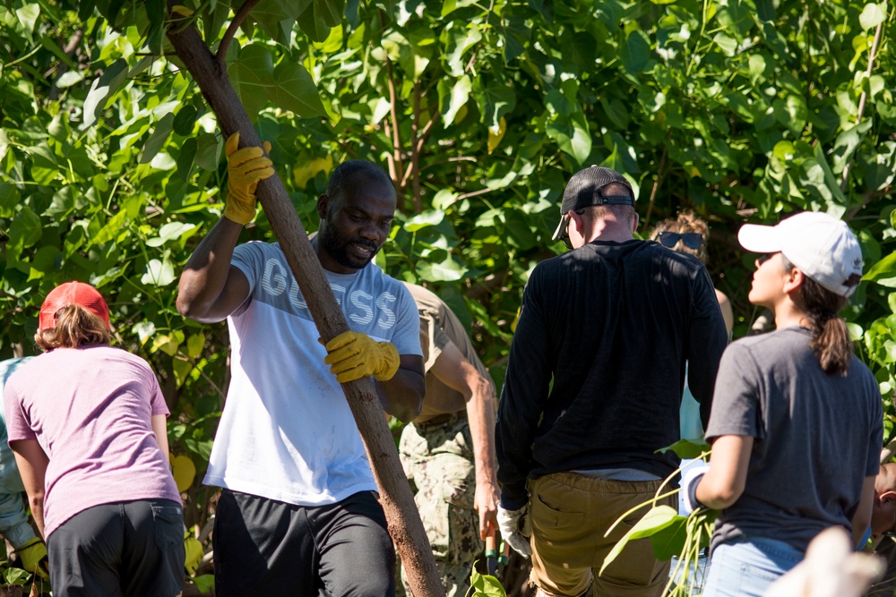 NAVFAC Hawaii CO leads Navy team, partners with local community to improve ancient Hawaiian fishpond