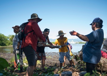 NAVFAC Hawaii CO leads Navy team, partners with local community to improve ancient Hawaiian fishpond