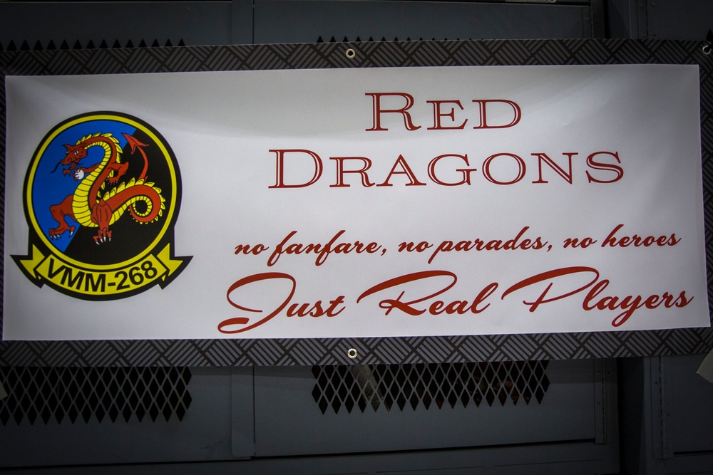 Red Dragons soar over the Pacific