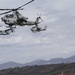 AH-1Z Vipers alongside a MV-22B Osprey during 2018 MCAS Miramar Air Show