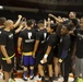Camp Pendleton Marines participate in LA Lakers Hoops for Troops Basketball Clinic