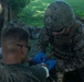 Corpsmen with Battalion Landing Team, 2nd Battalion, 5th Marines, simulate fresh whole blood auto-transfusion