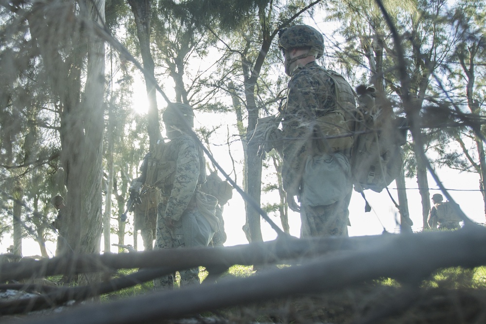 Corpsmen with Battalion Landing Team, 2nd Battalion, 5th Marines, simulate fresh whole blood auto-transfusion