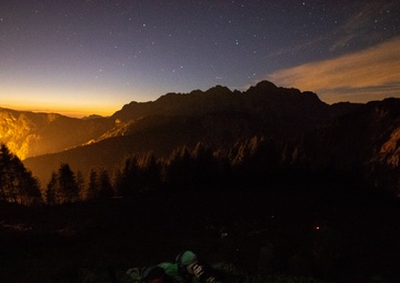 NATO Snipers Practice High-Angle Shooting in Austria