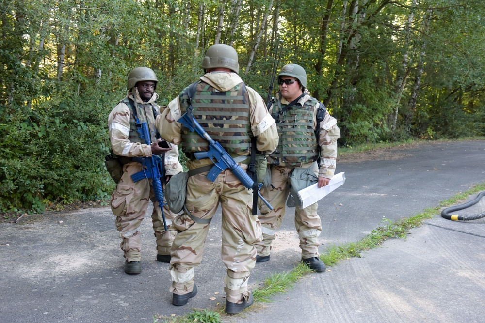 147th Civil Engineering Squadron train at Silver Flag