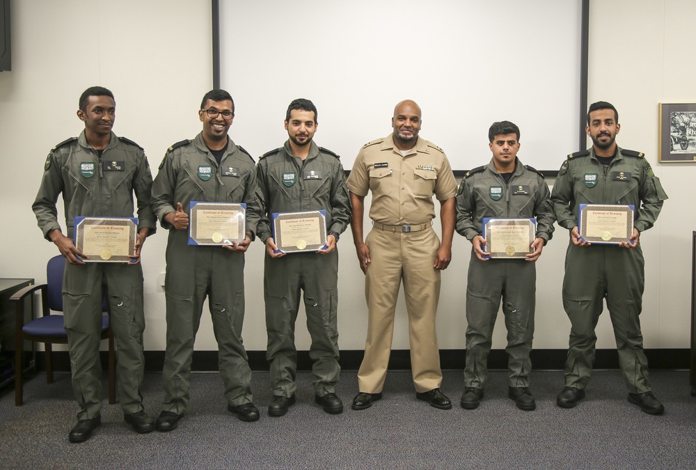 First Royal Saudi Navy MH-60R Sensor Operator Class Graduates