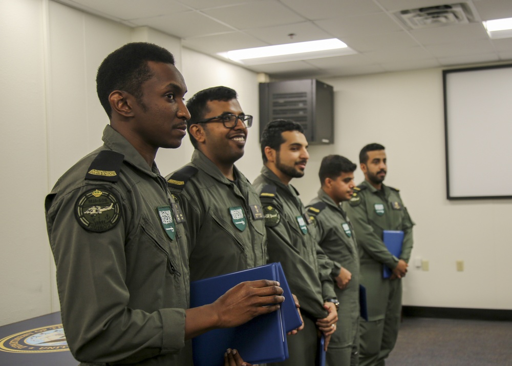 First Royal Saudi Navy MH-60R Sensor Operator Class Graduates