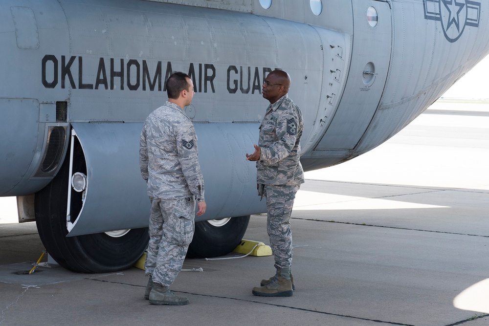 Oklahoma National Guard welcomes new command chief master sergeant