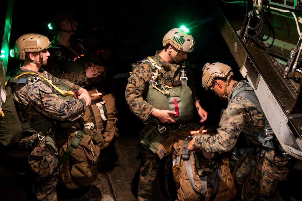 MRF Marines with the 22nd MEU increase jump proficiency