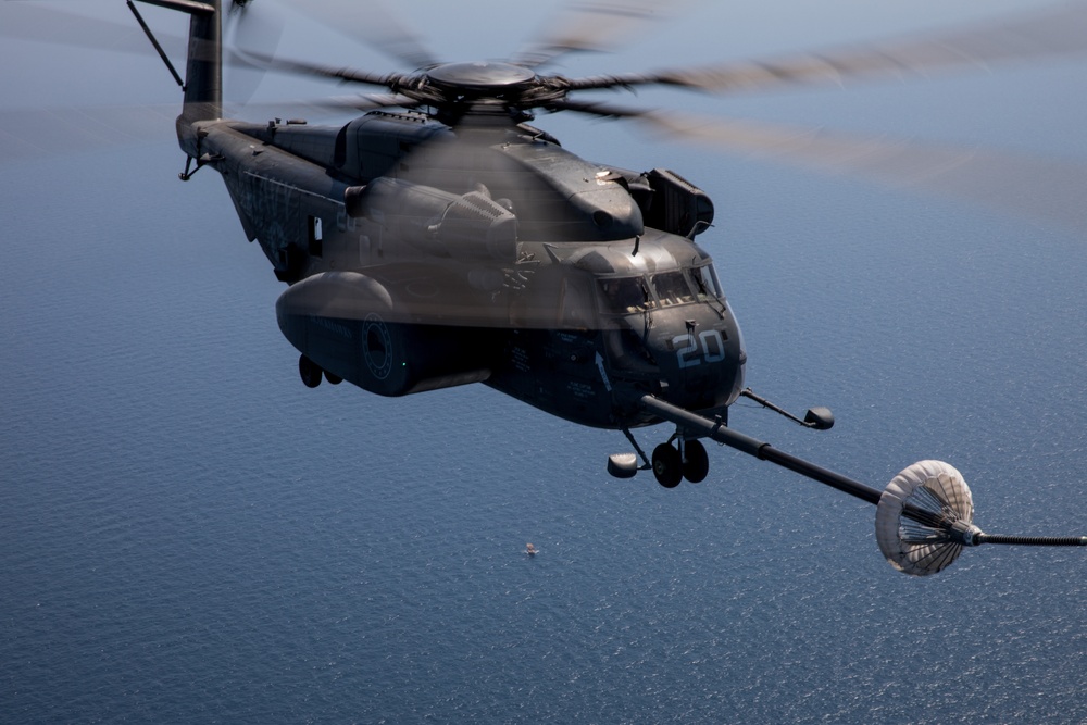 SPMAGTF-CR-CC Marines Conduct an Aerial Refueling Mission
