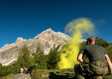 NATO Snipers Practice High-Angle Shooting in Austria