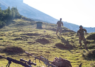 NATO Snipers Practice High-Angle Shooting in Austria