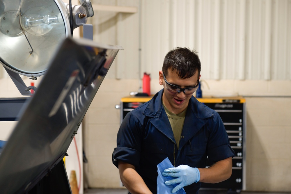 The Aerospace Ground Equipment technicians of Cannon