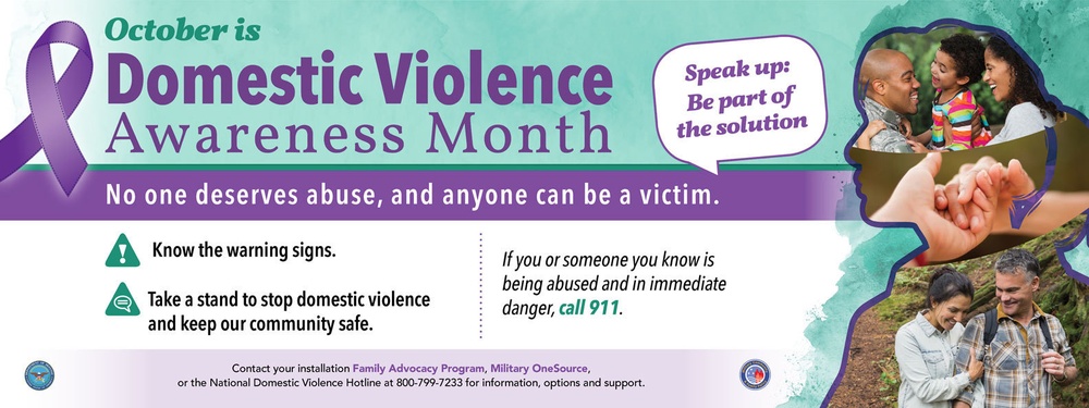 October: domestic violence awareness month