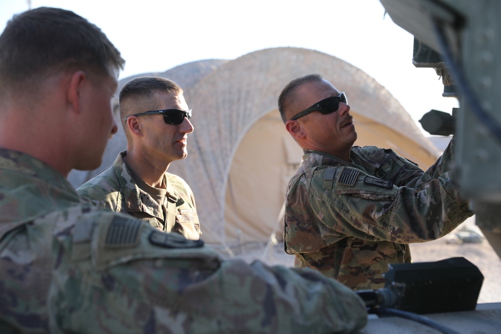 SMA Daniel A. Dailey Visits Soldiers throughout Combined Joint Task Force - Operation Inherent Resolve