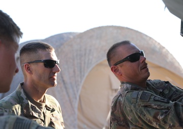 SMA Daniel A. Dailey Visits Soldiers throughout Combined Joint Task Force - Operation Inherent Resolve