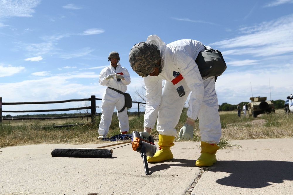 20th CBRNE Soldiers Participate in Prominent Hunt Nuclear Forensics Exercise