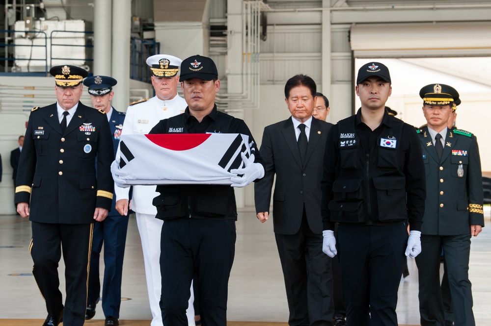Republic of Korea Repatriation Ceremony