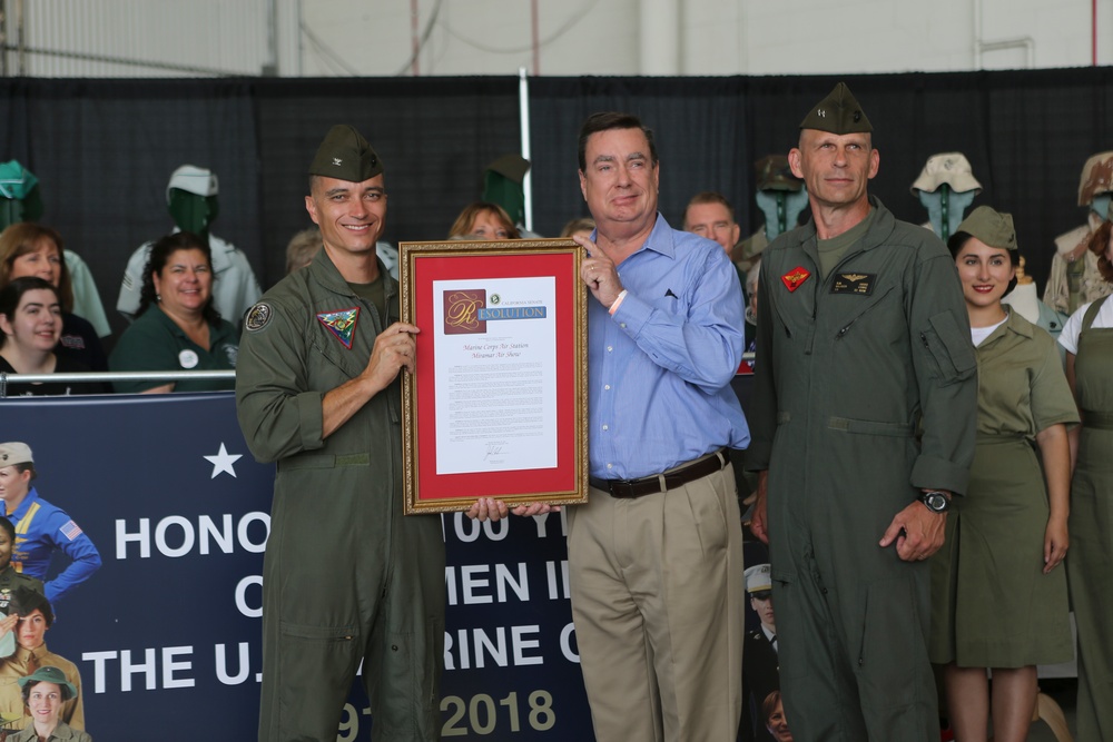 California Senate Presents Proclamation 2018 MCAS Miramar Air Show