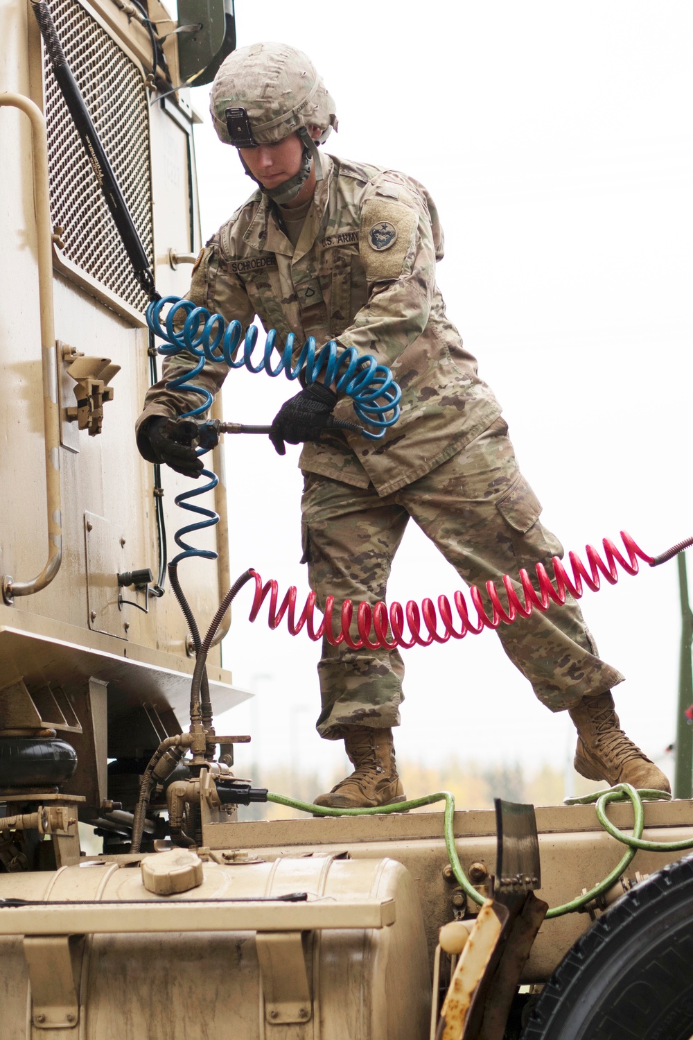 JBER Soldiers maintain equipment